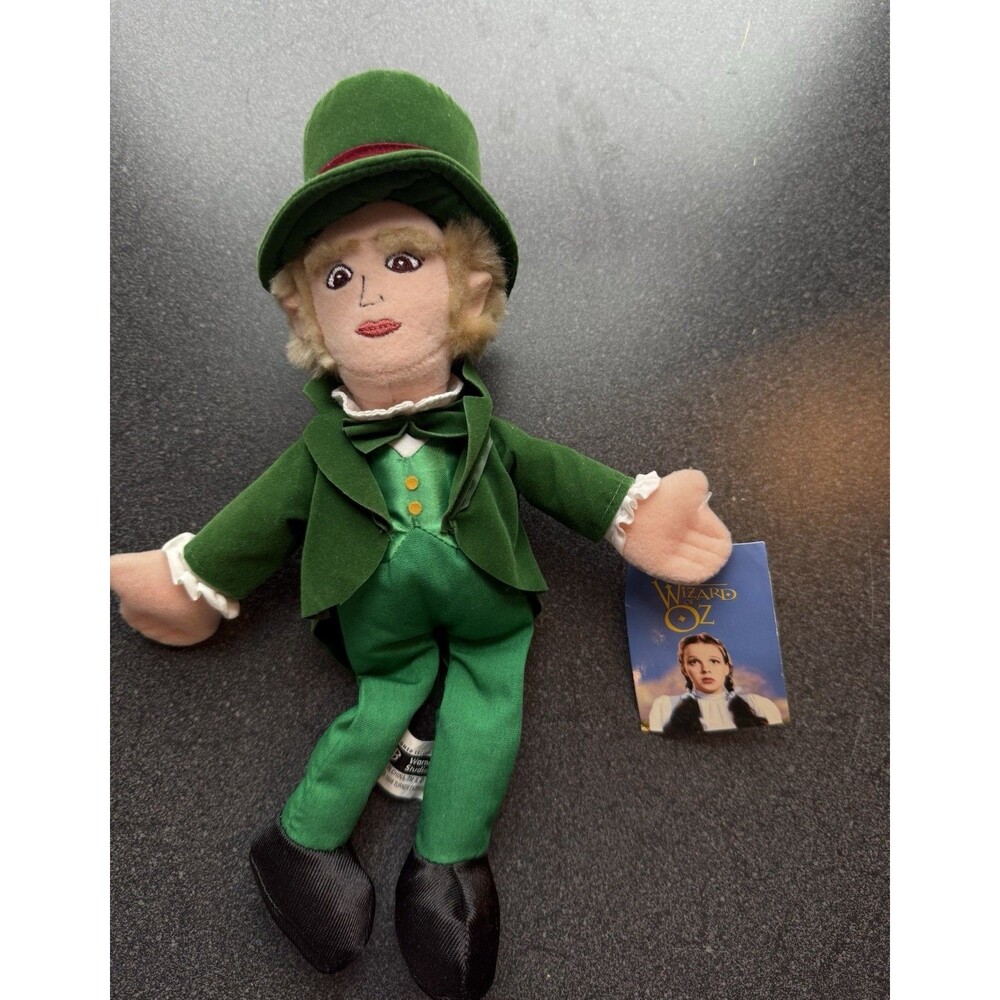 Vintage Wizard of Oz Beanie Plushy 1998 Warner Bros Studio The Great Wizard NWT